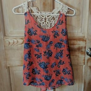 Lacy tank top